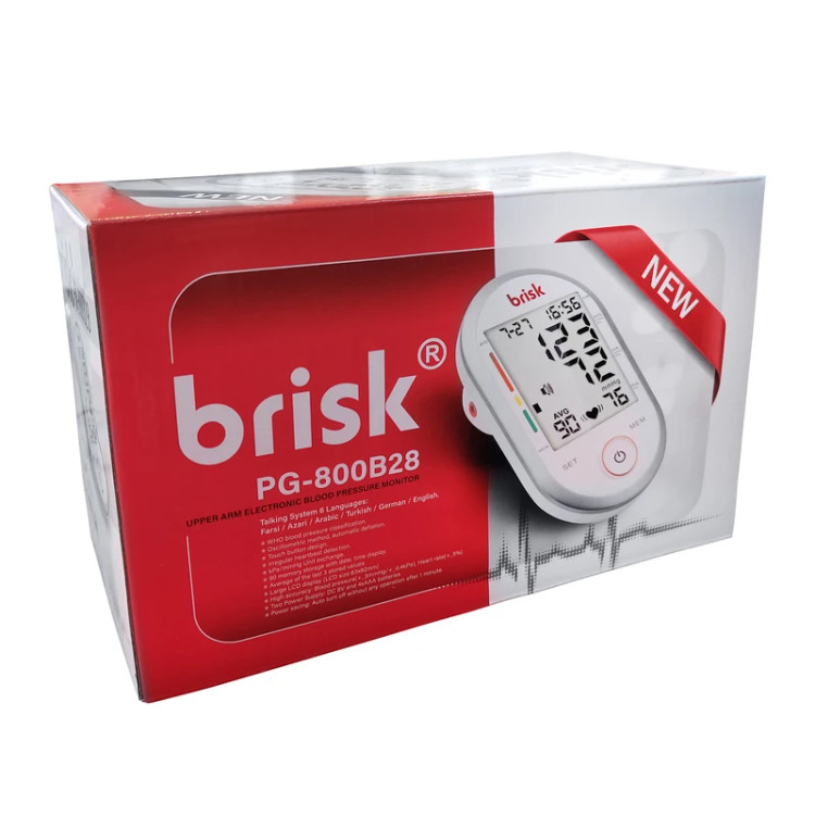 فشارسنج دیجیتال سخنگو بازویی بریسک PG-800B28