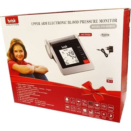 فشارسنج دیجیتال سخنگو بازویی بریسک PG-800B10