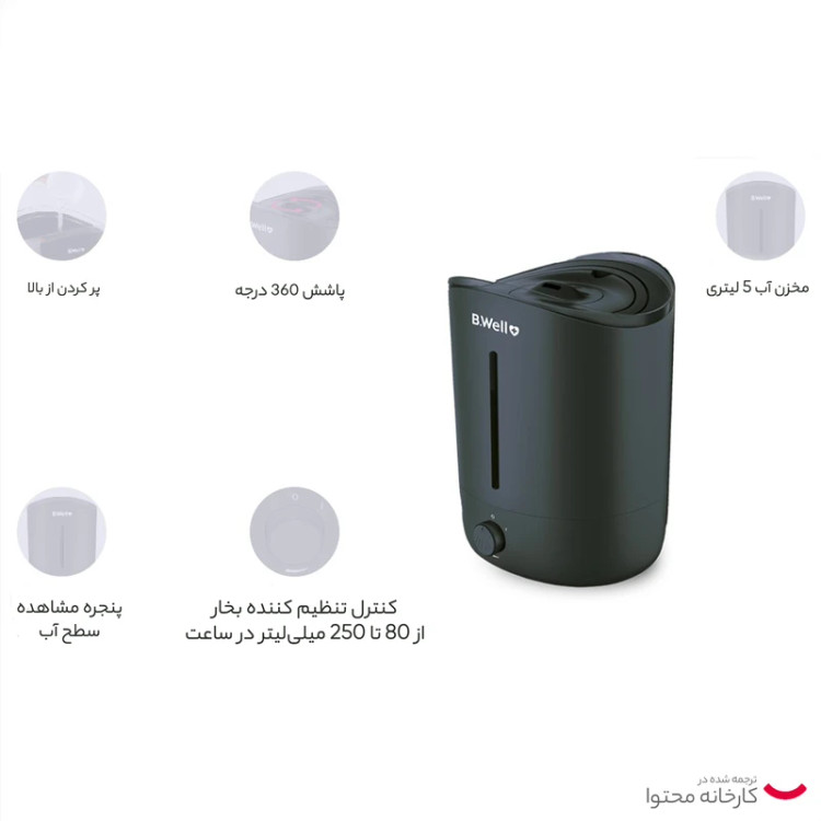 دستگاه بخارساز سرد بی.ول پرو12