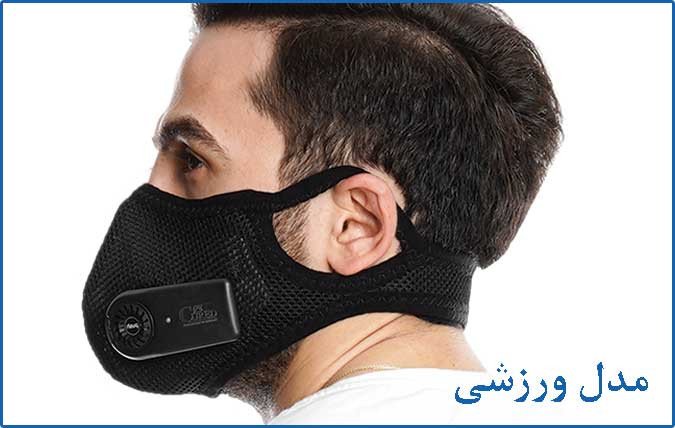 ماسک هوشمند فن دار N95 - کیورد (همراه با 31 فیلتر)
